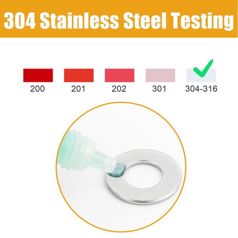 KURUI 3/8 in stainless steel flat washers, 115 pcs, 7/8 in OD, 304 stainless for screws and bolts