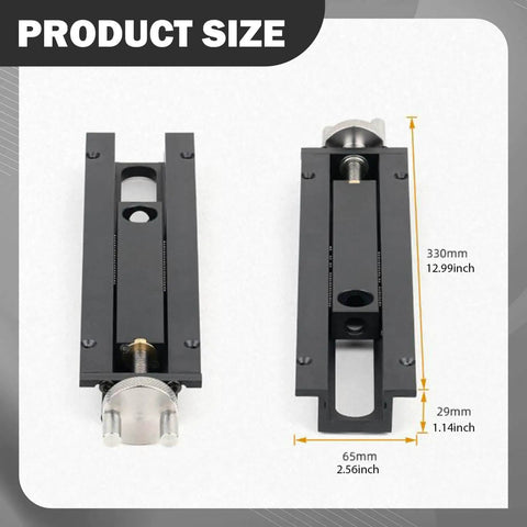 Compact Bench Tail Vise For Home Shop And Workbench Projects Inertia Vice Fixture dimensions 33 x 6.5 x 2.9 cm