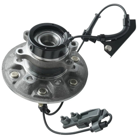 4WD Front Wheel Bearing Hubs Assembly Fits Chevy Colorado 2004 2005 2006 2007 2008, GMC Canyon 2004 2005 2006 2007 2008, Isuzu I350 2006, I370 2007 2008, 6 Lug With ABS, Bolt On Heavy Duty Replacement