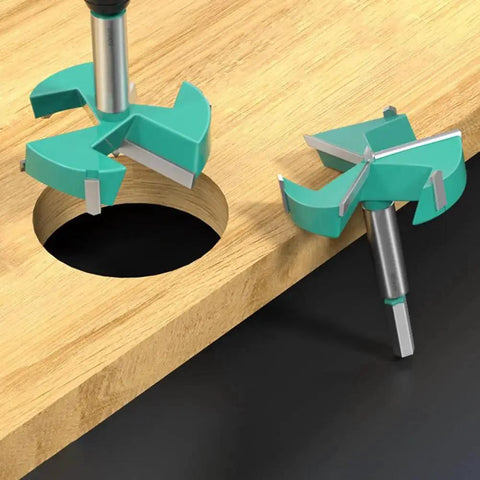 Wide Range Hole Opener Cutter For Woodworking With Hex Shank In Sizes From 16mm To 60mm For Hinge Boring And Smooth Drilling
