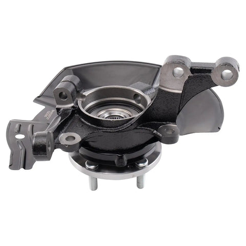 Front Steering Knuckle And Wheel Bearing Hub Assembly Kit Right Passenger Side For 2011 2012 2013 Hyundai Sonata 2.4L L4 Without Sport Suspension Replacement Ready To Install With Reference Numbers 698 464 517163R010 5172038110 5175039603