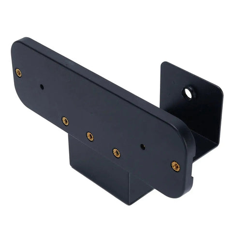 Anti Theft Video Doorbell Mount Bracket for Home and Office, durable plastic and steel, side view of camera holder.