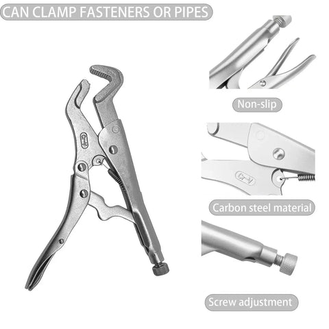9 Inch Locking Vise Grip Plier With Nose Jaw For Sway Bar Link Removal Welding And Pipe Clip Repair Heavy Duty Vice Grips
