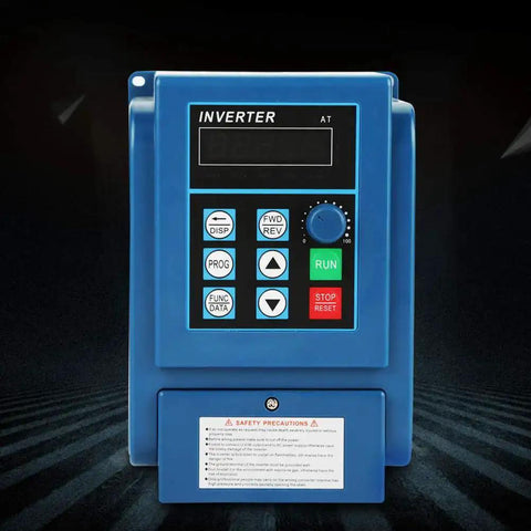 380V 4kW Three Phase VFD Inverter With PWM Control Variable Frequency Drive showing front panel and buttons