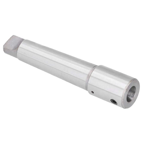 Morse taper arbor sleeve MT4 to 19.05mm, silver metal drill adapter