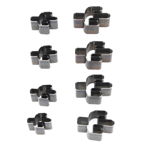 Eight Piece Cactus Shaped Leather Cutter Die Set For DIY Leather Craft Punch Die Tool Kit With Durable High Carbon Steel Punches