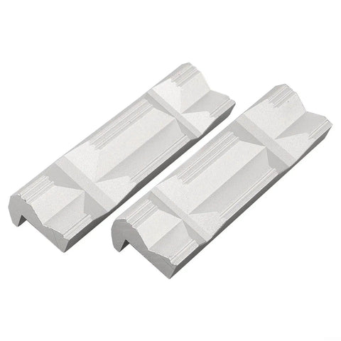V Type Vise Jaws For CNC Milling Aluminum Alloy Fixture With Magnetic Workholding 4 Inch Or 8 Inch Options Hard Jaw Set