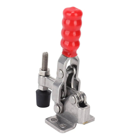 Stainless Steel Quick Release Toggle Clamp For Welding Jigs And Workbench Fixtures With Plastic Covered Handle Pro Grade Heavy Duty Hold Down