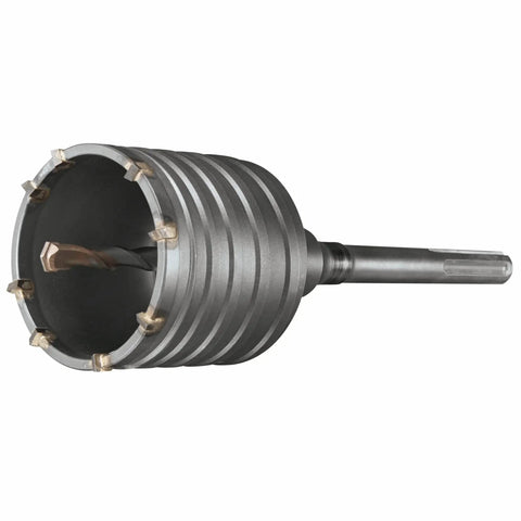 Beefed Up Heavy Duty SDS Max Rotary Hammer Core Bit For Concrete By Bosch, 2 Five Eighths In X 22 In, Carbide Tipped, side view