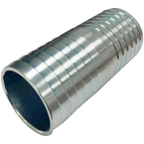 Heavy Duty Two Inch Stainless Steel Hose Barb Fitting Straight Barbed Coupler for Oil and Water 304 Stainless Steel Rust Resistant