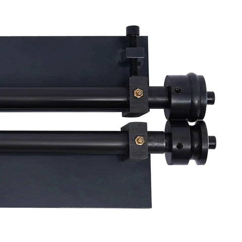 Bead Roller Sheet Metal Machine With Gear Drive close-up of rollers and dies, showcasing construction for precision bending on metal work