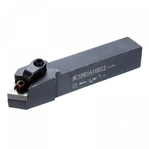 Indexable CNC Lathe Turning Tool Holder 45 Degree MCSNR1616H12 Five Eighth Inch Shank For 40CrMo 42CrMo Steel Carbide Inserts CNMG1204