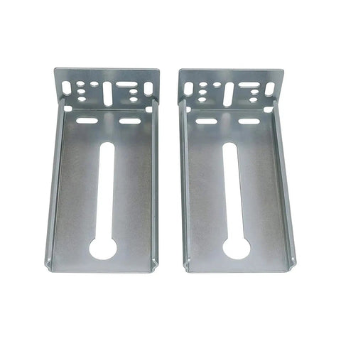 Rear Mounting Brackets For Drawer Slide 5 Pairs Set B4502 Cabinet Brackets And Drawer Track Guide For 1.77 In Width 45 Mm