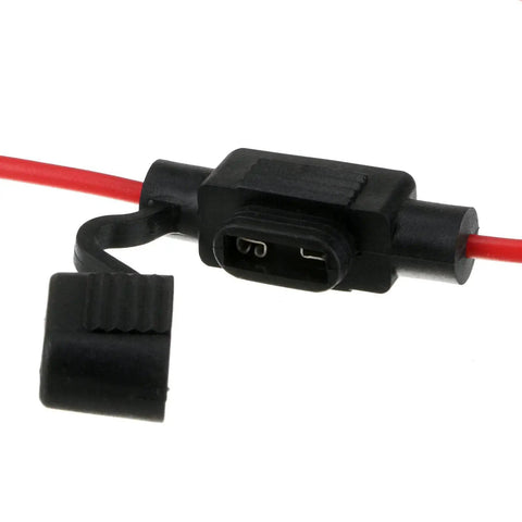 10 Pack Inline Blade Fuse Holder Add A Circuit For Mini ATM APM Fuses 12V 24V 32V 18 AWG Waterproof Car Fuse Adapter