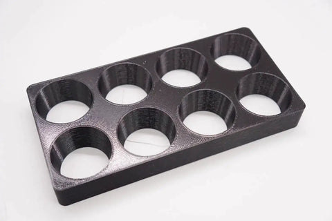 Storage Organizer Rack Tray For ER40 Collet CNC Milling Chuck Holder Lathe Ideal Workshop Tool Organizer 3D Printed