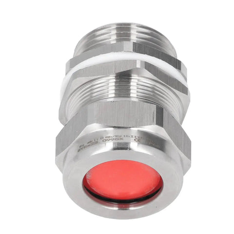 Stainless Steel Cable Gland Connector IP66 Explosion Proof, 304 Stainless, G1 Thread And M32 NPT 1 Inch, dual-seal weatherproof