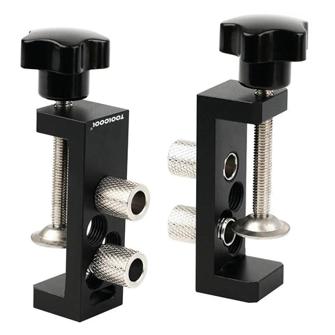 Aluminum Profile Drill Guide For Access Holes, Precision Drill Jig For 2020 2040 3030 3060 4040 Extrusions, Double Hole Setup