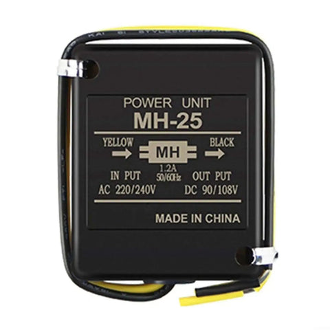 Front view of Rugged Electromagnetic Brake Rectifier With Minimal Vibration For Ultra Smooth Operation Built Tough With ABS Shell Epoxy Potting