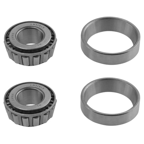 Front Outer Wheel Bearing Pair Set Of 2 For Alfa Romeo Chevy Ford Jeep, Drop In Replacement, OE Quality Aftermarket Bearings