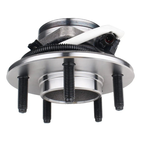 Front Wheel Hub Bearing Assembly 515029 for 2000-2003 Ford F-150 and 2004 F-150 Heritage 4WD with ABS, durable with visible lug studs