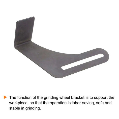 Heavy Duty Bench Grinder Tool Rest Bracket Set Two Pack With Screws Carbon Steel Black Finish For Polisher And Grinder Projects Tough Built With High Temp Painted Surface Delivers Precise Support And Easy Adjustability