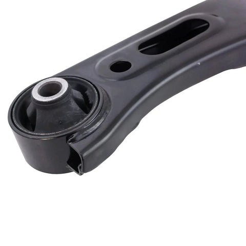 Close-up of Subaru Legacy And Outback Front Left And Right Lower Control Arm With Ball Joint 2 Piece Set Compatible With 2010 2011 2012 2013 2014 Models For A Smooth Ride And Durable Suspension showing bushing and metal construction.