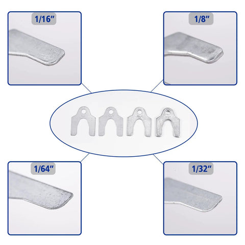 Auto Alignment Body Shims Kit For Camber Caster Toe Adjustment Front And Rear Wheels 144 Pieces Four Sizes Zinc Plated Steel