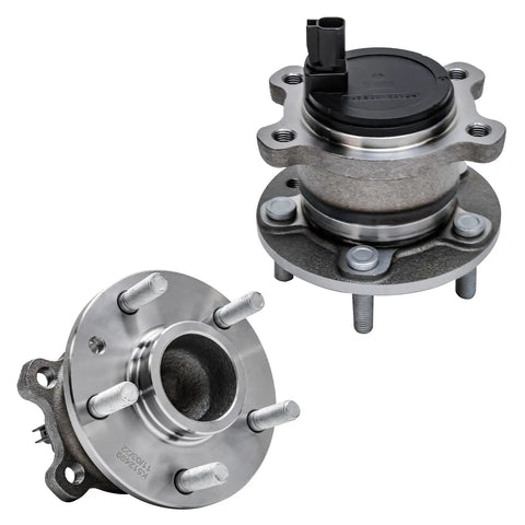 Rear Wheel Bearing Hubs Assembly 2 Piece Replacement for Ford Escape 2013 to 2019 C Max 2013 to 2018 Lincoln MKC 2015 to 2019 FWD Models Bolt Right Up