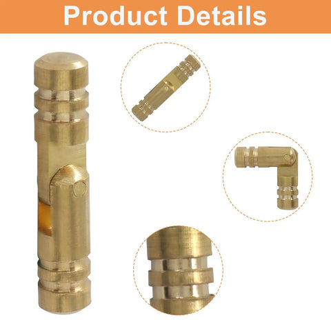Concealed Brass Barrel Hinges Set For Jewelry Boxes And Woodworking Projects 50 Pieces 25x5mm Gold Brass Invisible Hinges Display