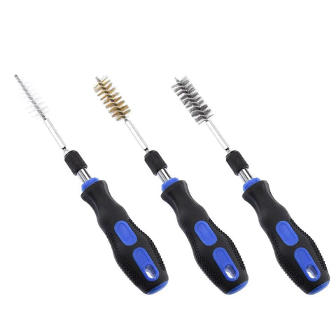 Wire Brush Drill Attachments With One Quarter Inch Hex Shank For Power Drill Or Die Grinder 38 Piece SAE And MM Brush Set
