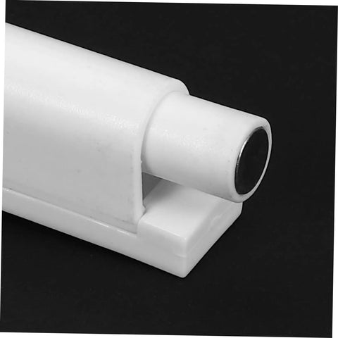 Close-up of white Soft Close Cabinet Dampers Set Of 6 For Quiet Smooth Opening And Closing Of Kitchen Cabinets And Wardrobes Angoily