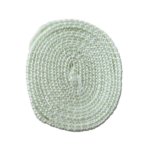 LavaLock replacement gasket tape, braided white self-adhesive for wood stove window