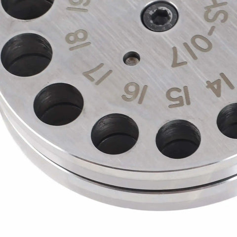 Round Steel Jewelry Disc Cutter Set With 17 Dies For Precise Ring Making And Paper Punching Precision Metal Forming Tool Built For Crafters