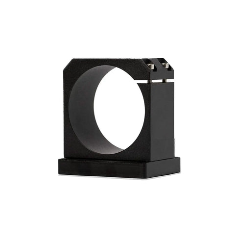 65mm Aluminum CNC Spindle Holder Z Clamp for Mauter Pro, side view showing robust black design and circular opening