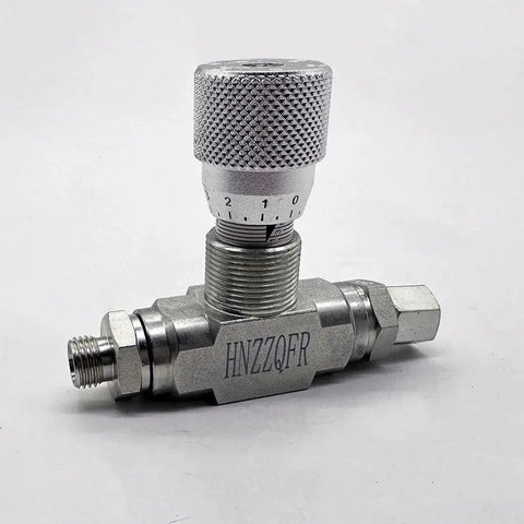 Tubular Hydraulic Bidirectional Flow Control Restrictor Valve Two Way Throttle Control Valve STB G3 8 With L08 Connector