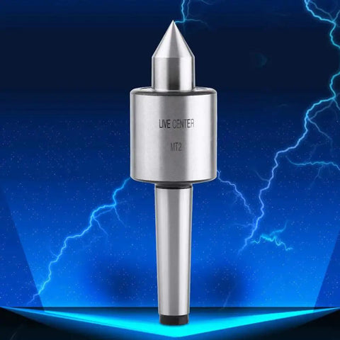 Mt2 Precision Rotary Live Center For Lathe With Smooth Taper And Ultra Balanced Design Ideal For Medium Speed And Medium Load Metalworking