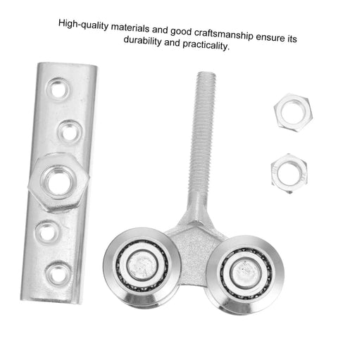 Heavy Duty Galvanized Door Roller Pulley For Sliding Doors, 500Kg Load Capacity Track Wheel Accessory For Industrial Use