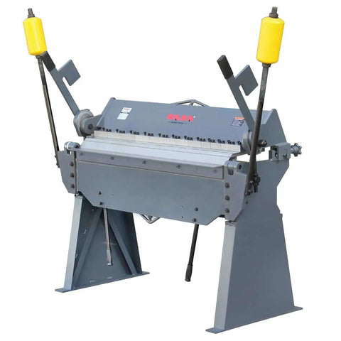49 Inch Box And Pan Brake For Steel And Aluminum, 12 Gauge Capacity Up To 0.1 Inch Mild Steel, Adjustable 0 To 135 Degree Bend