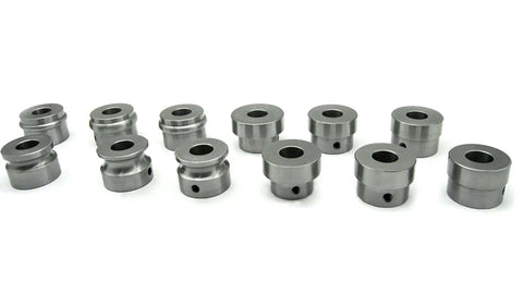 Bead Roller Dies and Flange Dies Kit for 7/8 Inch Bead Rollers 22mm Shafts Includes Bead Mandrels in 1/4 3/8 and 1/2 Inch and Flange Mandrels
