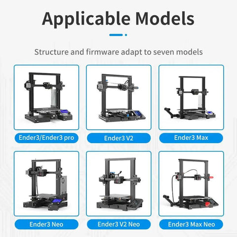 Ender 3 series 3D printers compatible with Upgraded Silent Mainboard With TMC2225 Drivers For Ender 3 Series 3D Printers Marlin 2.0