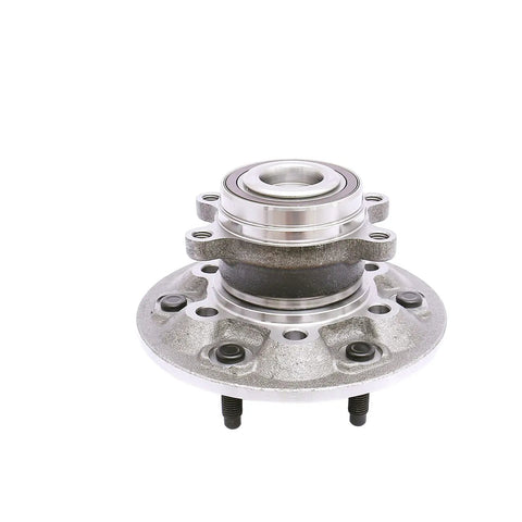 Front Wheel Bearing Hub Assembly For 2009 To 2012 Chevy Colorado And 2009 To 2012 GMC Canyon RWD ABS Models, 6 lug, metal, front view