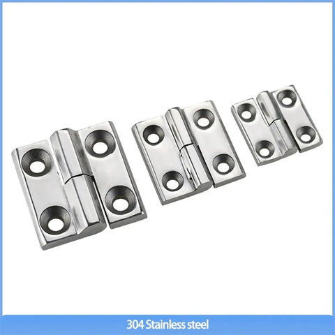 Image showing Heavy Duty 304 Stainless Steel Detachable Gate Hinge For Industrial Machinery And Equipment With High Load Capacity Polished Medium Finish.