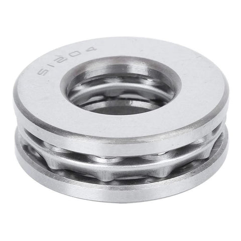 Axial ball thrust bearing, steel, 5/8 bore, front view of mounted bearing