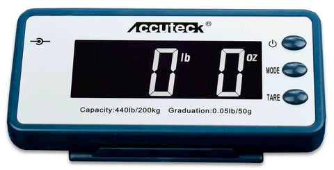 Heavy Duty Digital Shipping Scale with 440 lb Capacity and 0.05 lb Precision LCD display