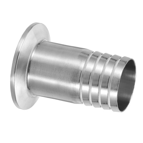 PATIKIL 1.5in tri-clamp to 1.25in hose barb adapter, 304 stainless steel, 2 pcs