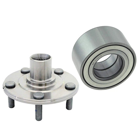 All In One Front Wheel Bearing Hub Assembly Kit For Outlander And Lancer Ralliart Replacement OE SPK352x1 WB510079x1 shown