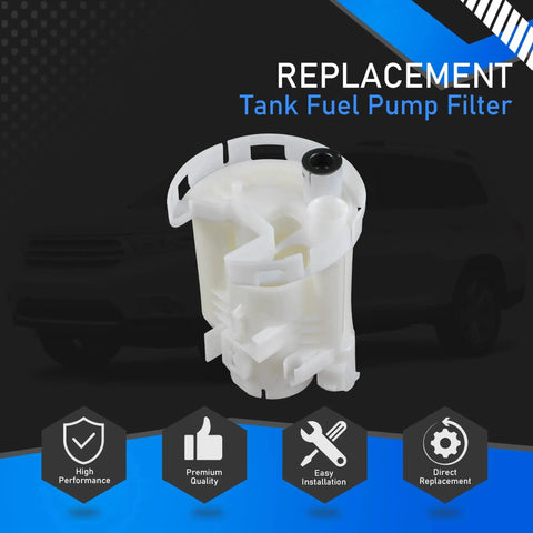 White plastic tank fuel pump filter replacement for Toyota Camry Echo Highlander Matrix Solara RX300 RX400H ES300 ES330 ES350 2001-2013.