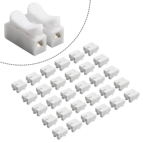 Easy Terminal Block Cable Clamp Kit With CH Spring Quick Wire Connectors for electronics projects and DIY wiring