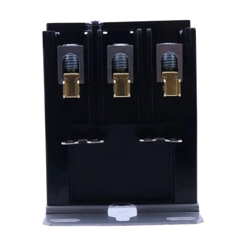 Front view of Three Pole 40 Amp 24 Volt Coil Definite Purpose Air Conditioner Contactor For Up To 600 VAC UL Listed CSA CE