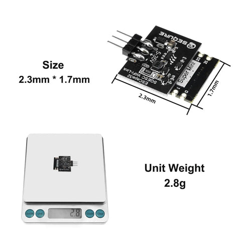 Beefy 70A Brushless RC ESC For 2-6S LiPo With 128KHz Control 5V 4A BEC size 2.3mm x 1.7mm weighing 2.8g